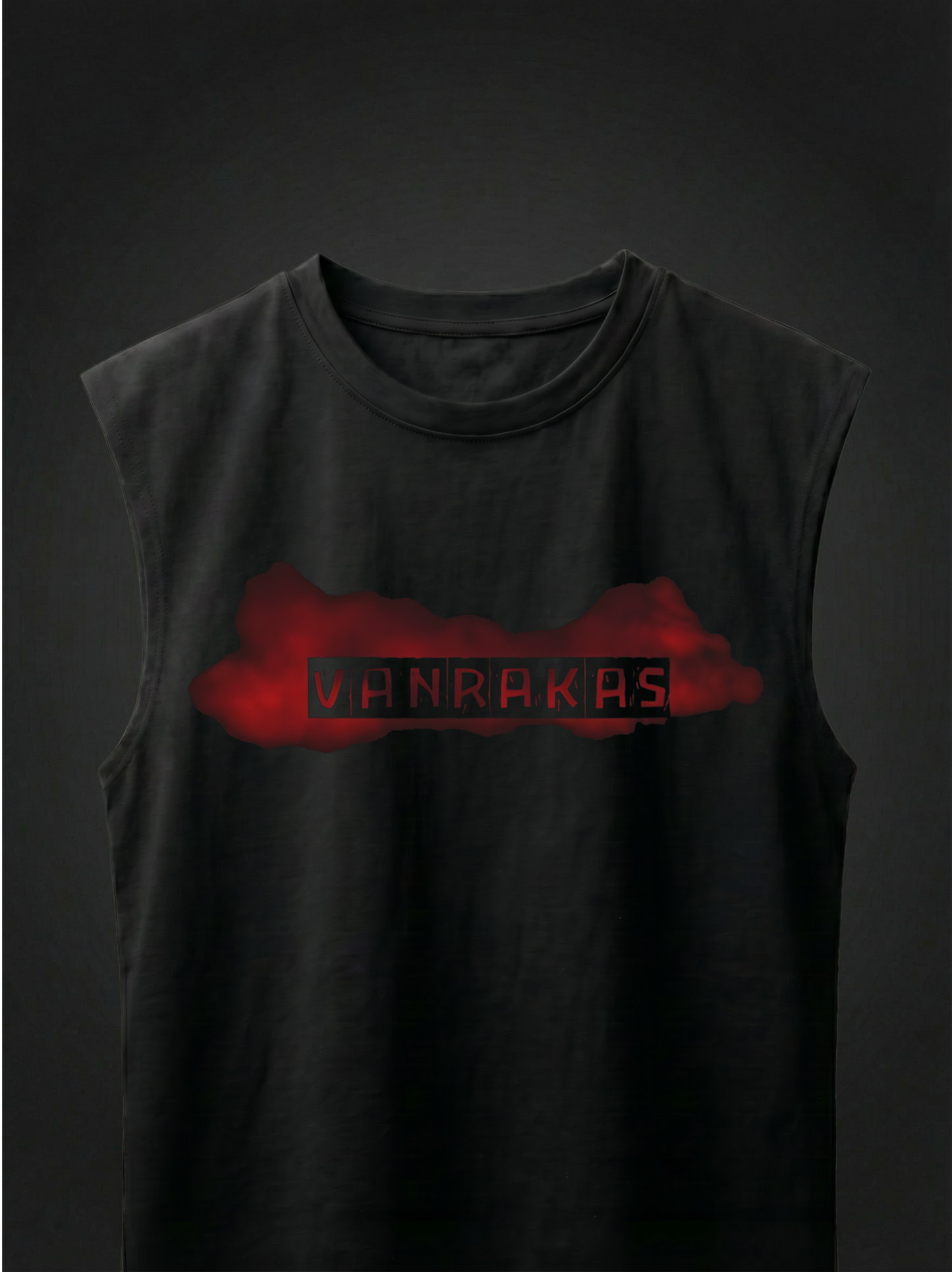 RED SMOKE TANK TOP