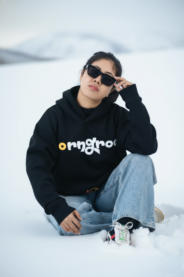 Midnight Black Hoodie