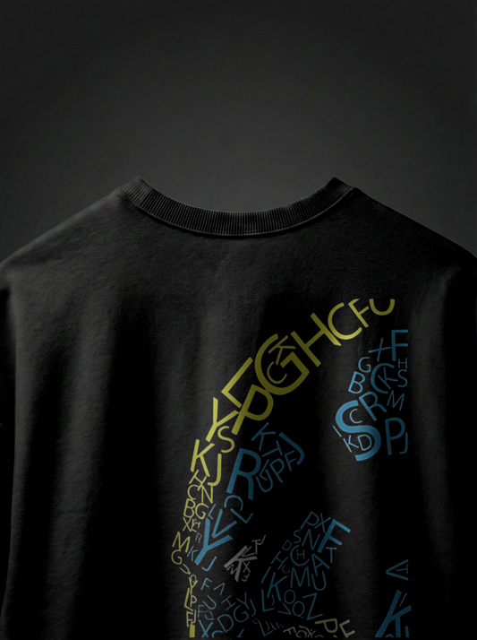 LETTER MORPH TEE